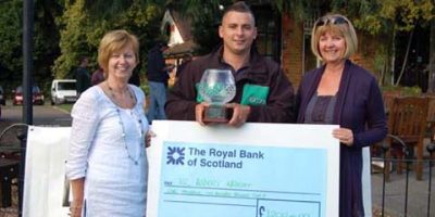 Carole Beacroft of DCP, Rob Wright and Carole Bailey, Finance Director of DCP.jpg